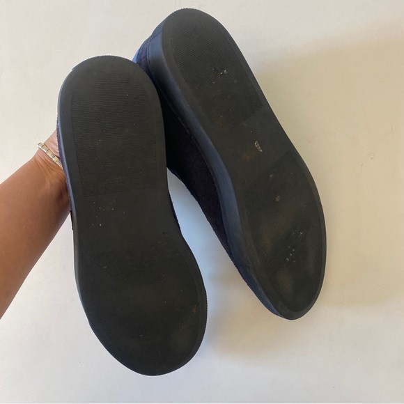 Oliver Cabell || Low 1 Marine Suede Low Top Sneakers Navy Blue 40 - Picture 6 of 11